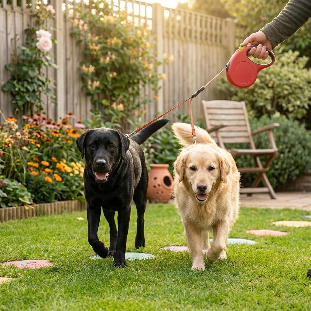 Retractable Dual Dog Leash
