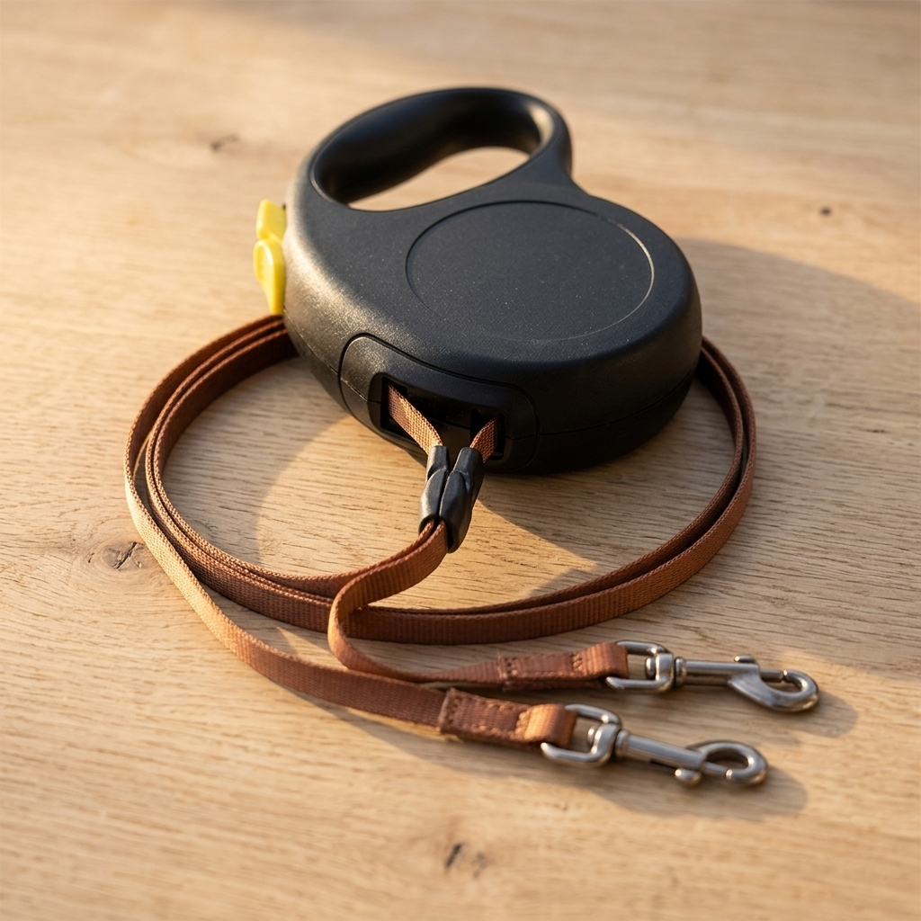Retractable Dual Dog Leash
