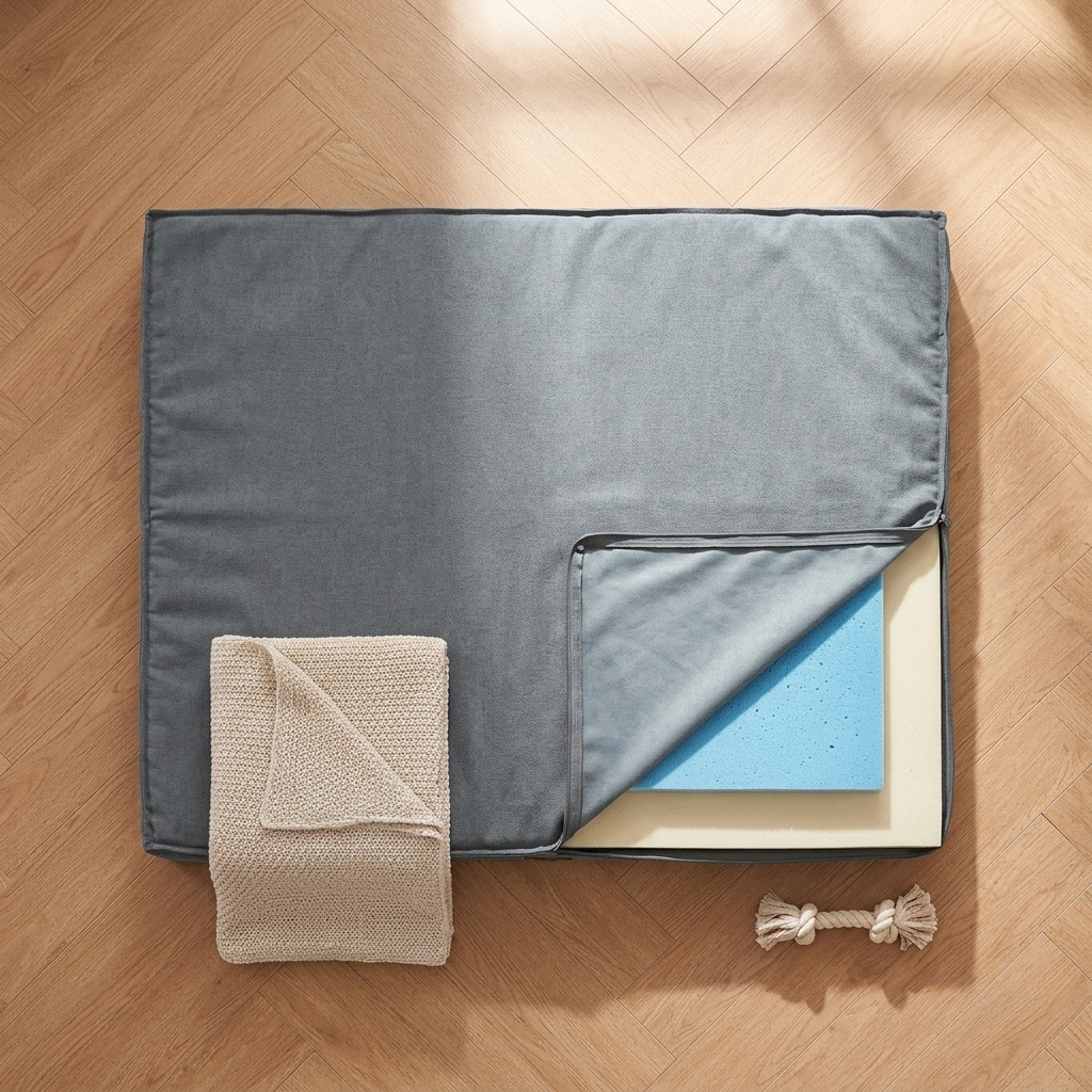 Memory Foam Dog Bed with Cover