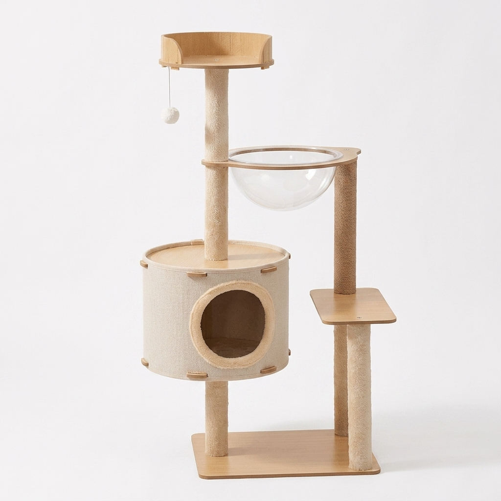 Cat Tree with Sisal Scratching Post