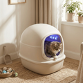 Enclosed Cat Litter Box with UV Light