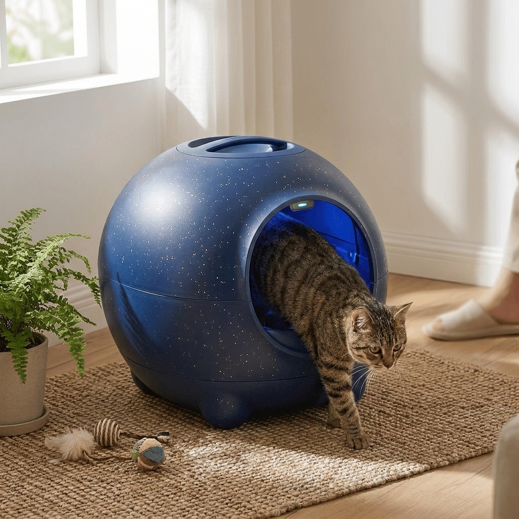 UV Cat Litter Box with Odor Control