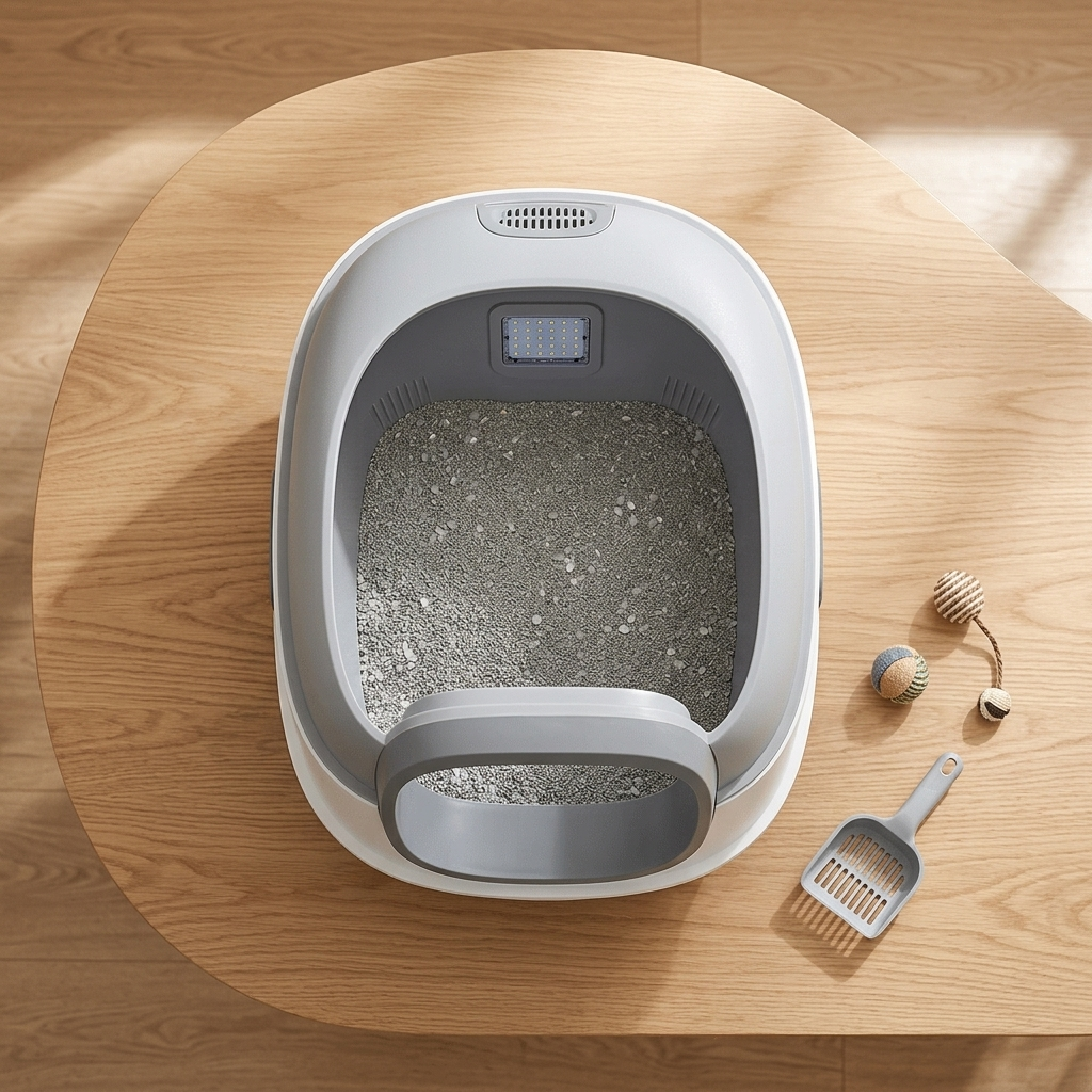 UV Cat Litter Box with Odor Control