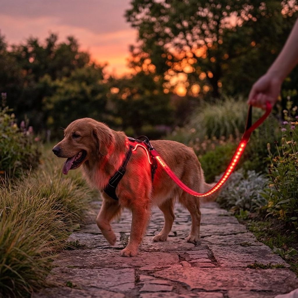 LED Flashing Dog Leash