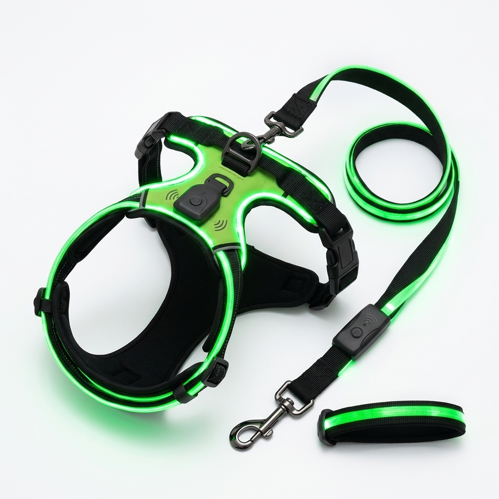 LED Flashing Dog Leash