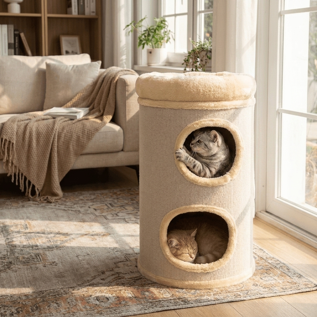 Sisal Cat Nest & Scratching Post