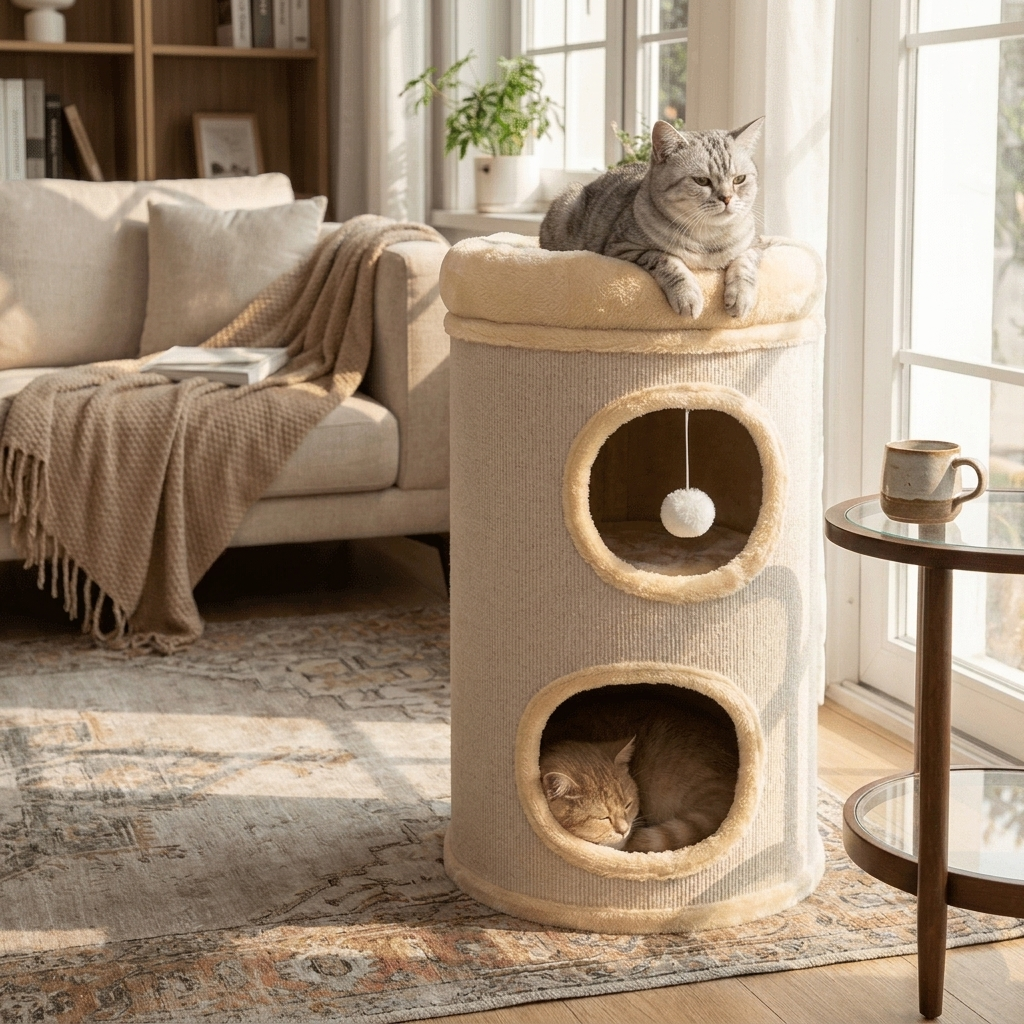 Sisal Cat Nest & Scratching Post
