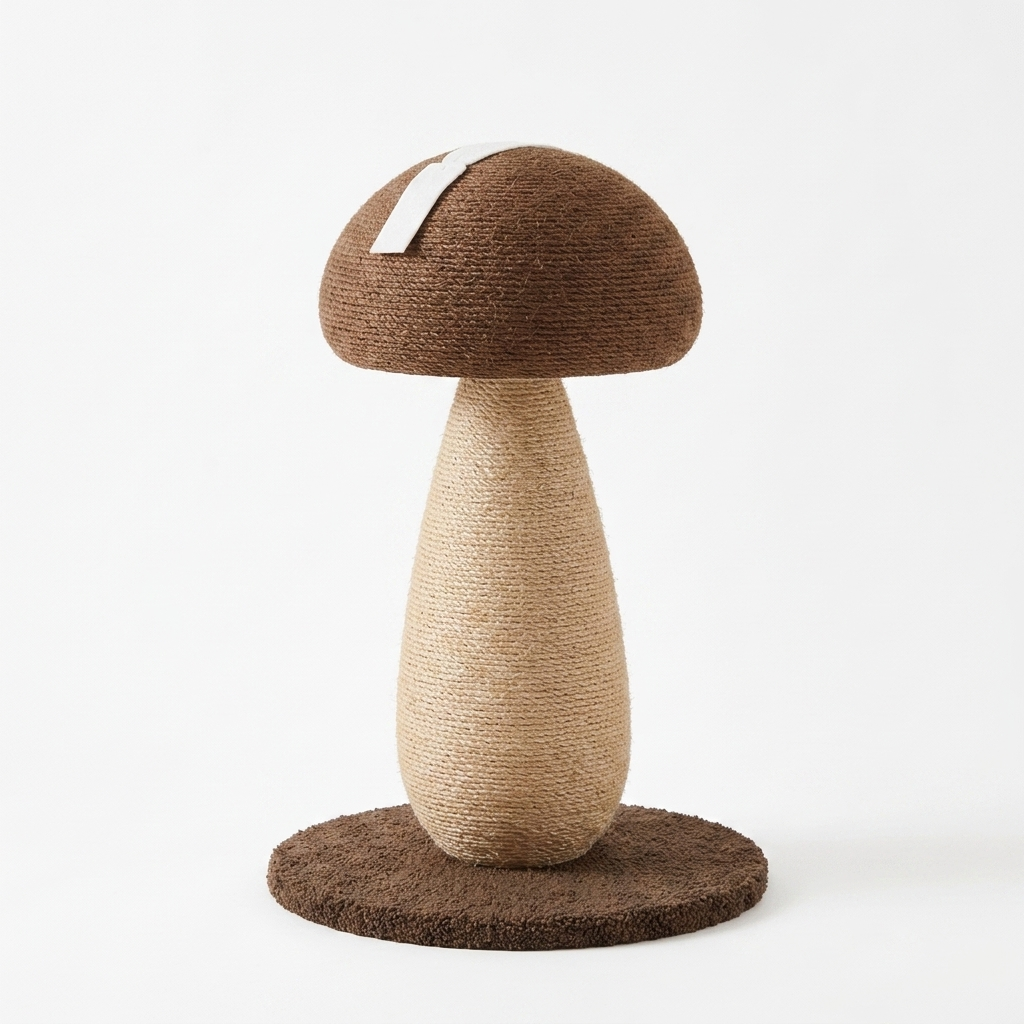 Mushroom Sisal Scratching Post