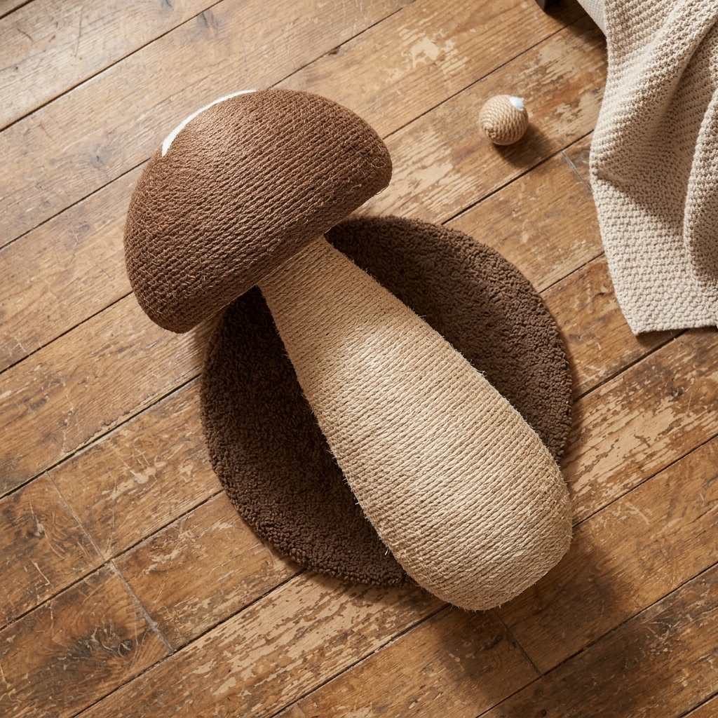 Mushroom Sisal Scratching Post