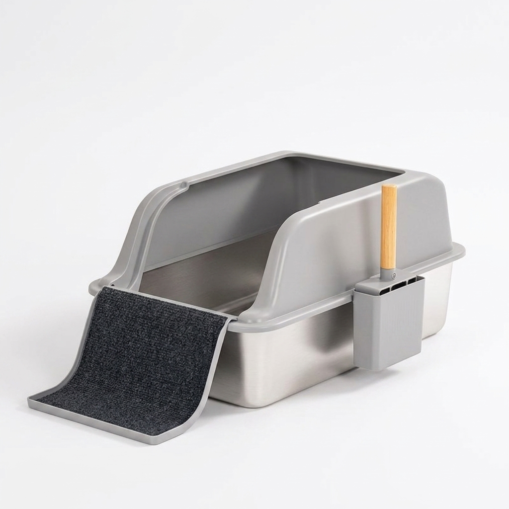 Stainless Steel Cat Litter Box